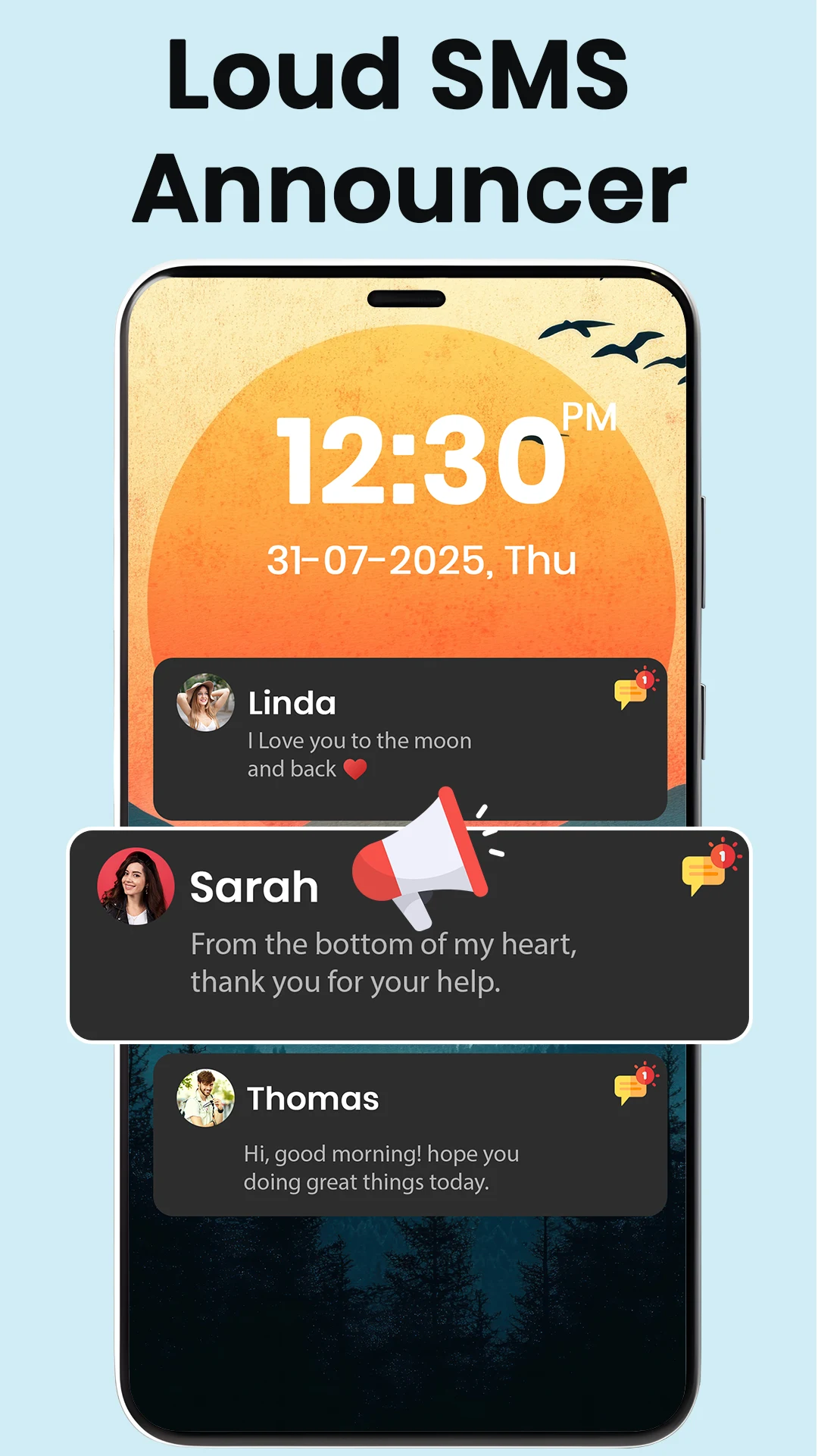 Call Announcer & SMS Announcer screenshot